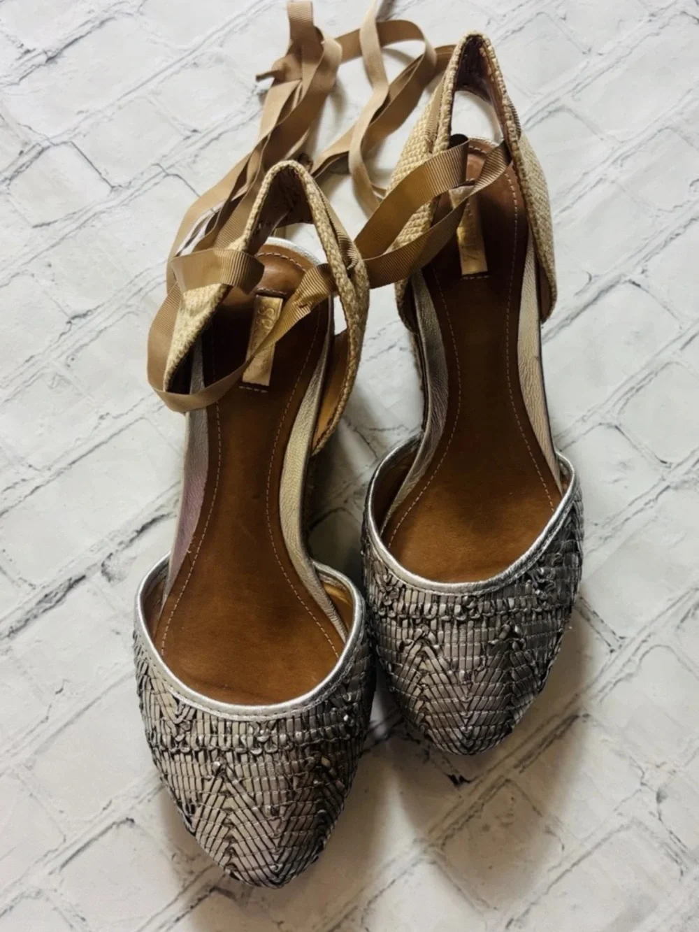 SCHUTZ espadrille wedges